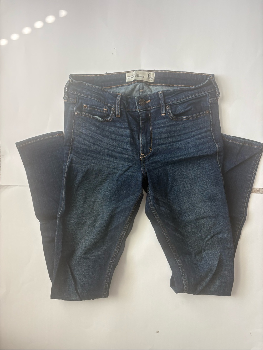 Abercrombie & Fitch Dark Blue Skinny Jeans